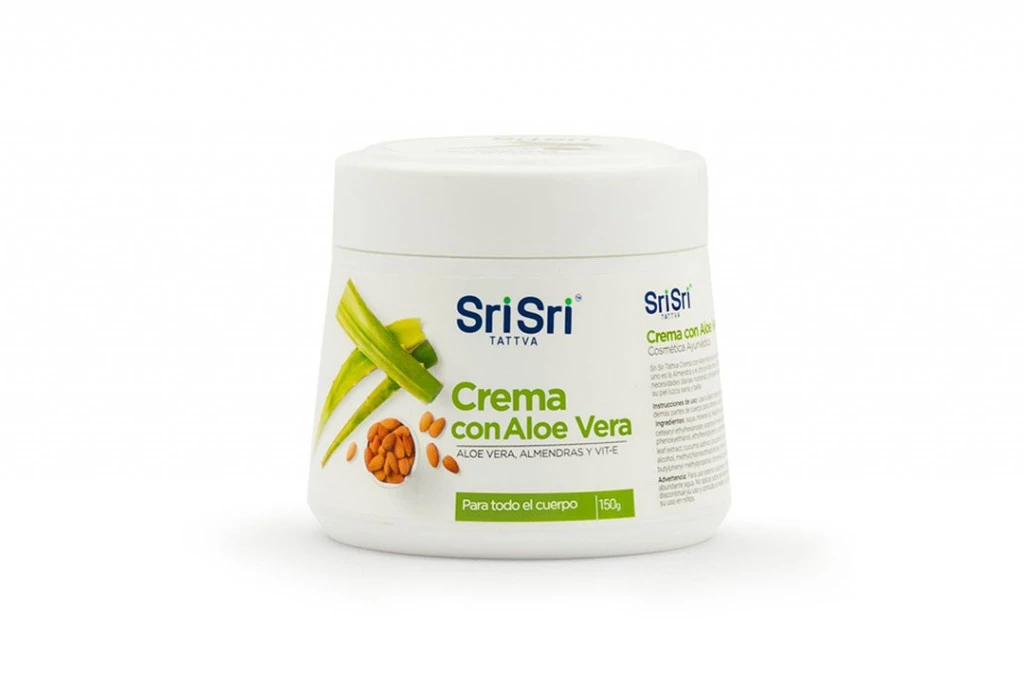 CREMA CON ALOE VERA Y ACEITE DE ALMENDRAS SRISRI