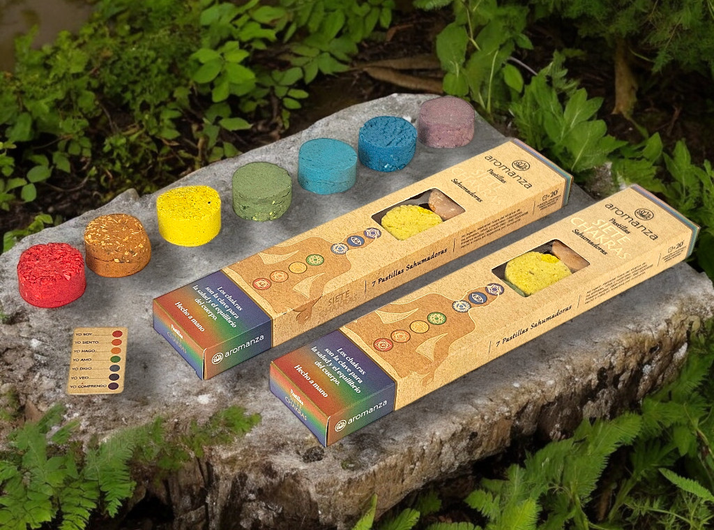 PASTILLAS 7 CHAKRAS AROMANZA