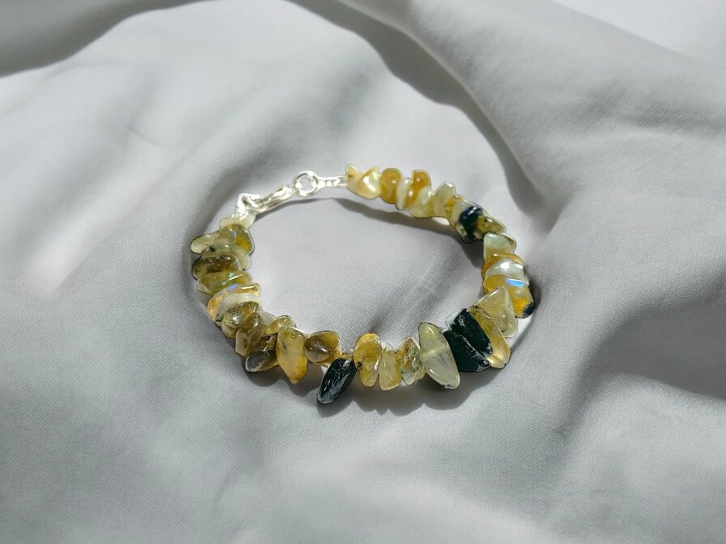 PULSERA PIEDRA LABRADORITA