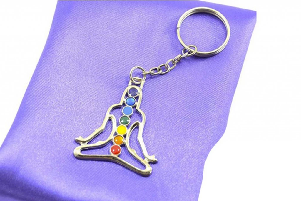 LLAVERO YOGA 7 CHAKRAS GRANDE