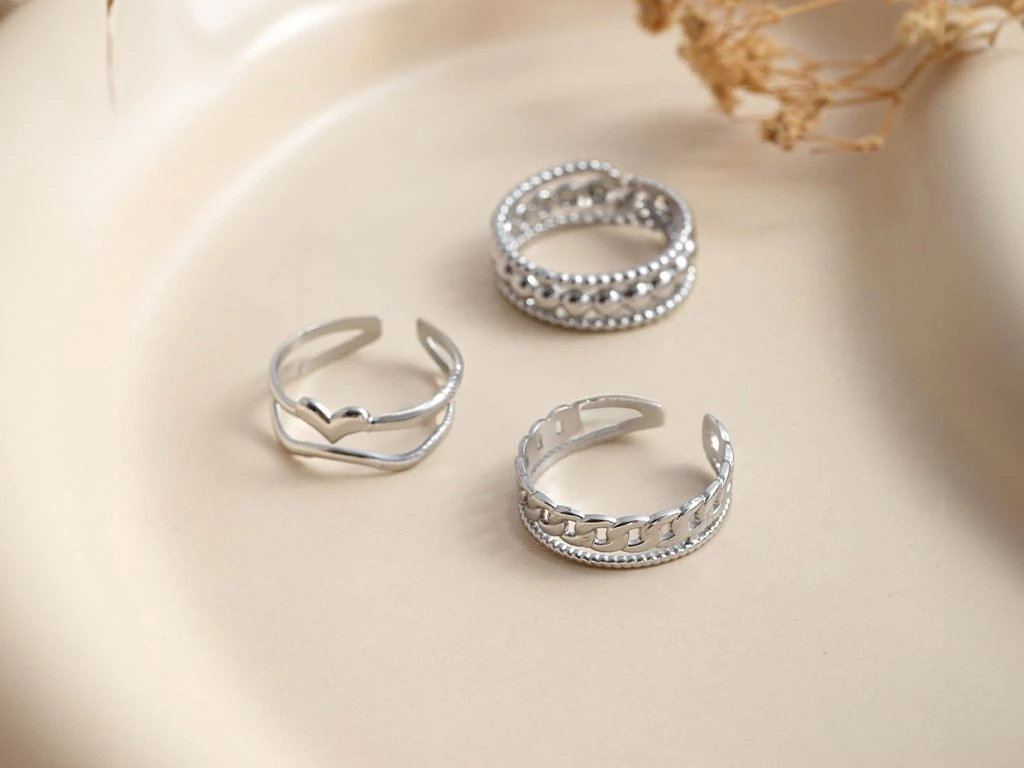 ANILLO ACERO FORMAS X 1