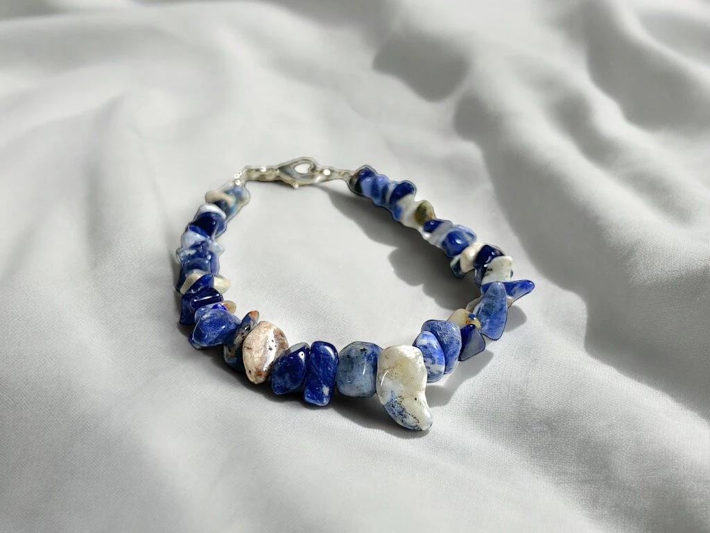 PULSERA PIEDRA SODALITA