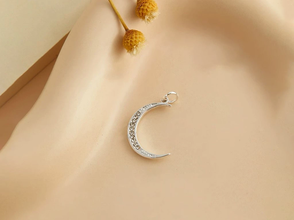 DIJE ACERO BLANCO LUNA