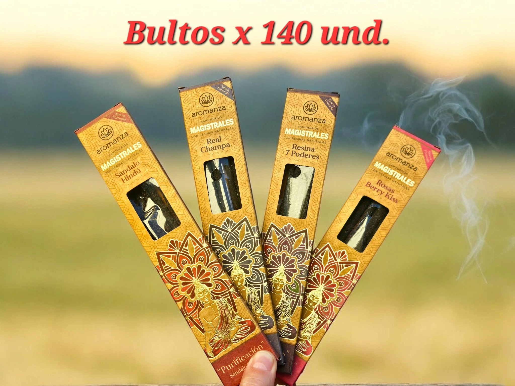 NUEVO SAHUMERIOS MAGISTRALES AROMANZA BULTOX140