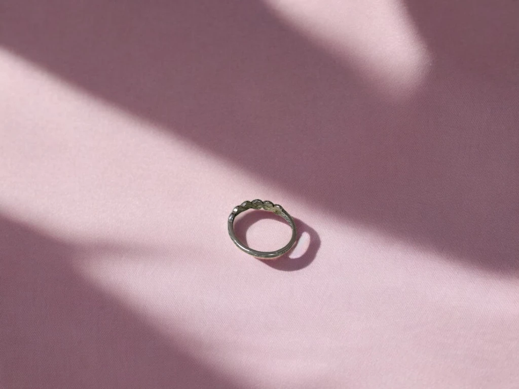 ANILLO ACERO BLANCO CON TIRA DE STRASS