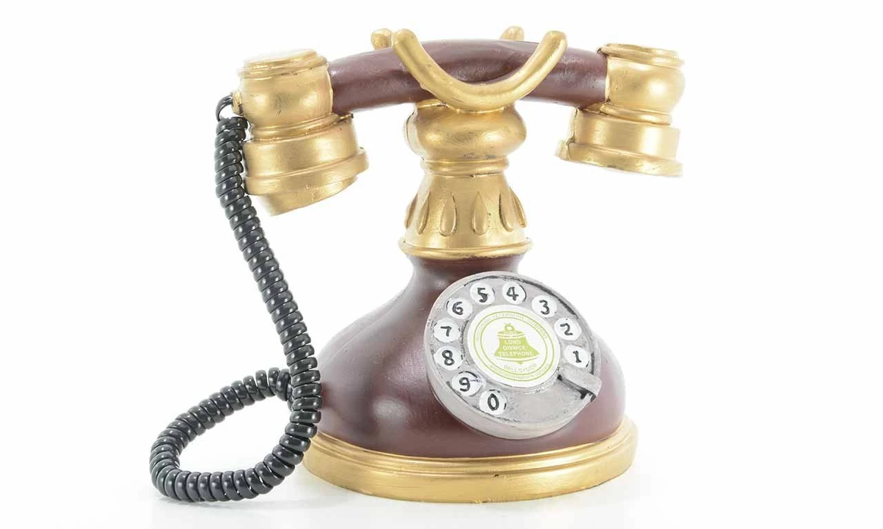 ALCANCIA TELEFONO B/ REDONDA 18CM