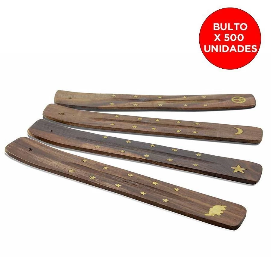 PORTA SAH SKY DE MADERA DECO INDIA X 10 UNIDADES