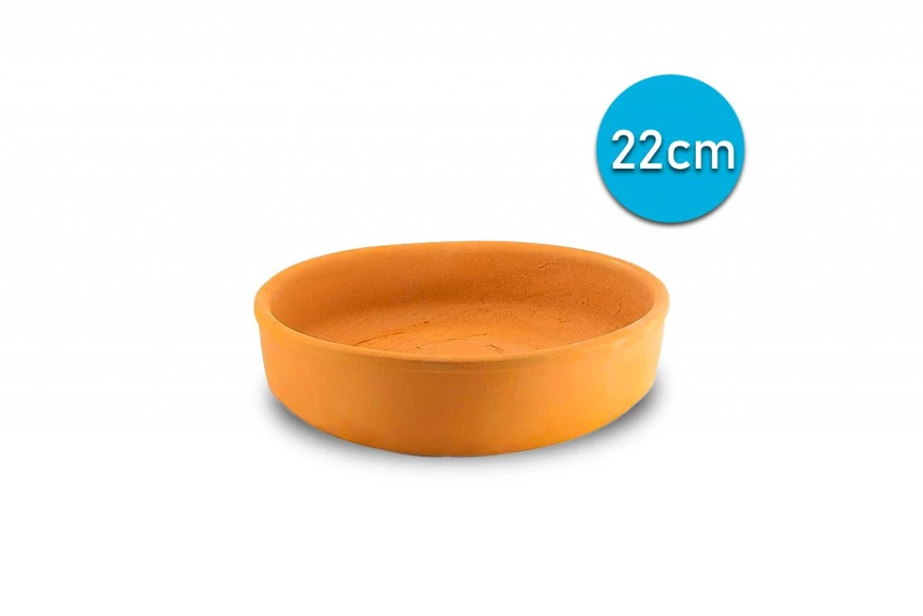AGUIDAR DE BARRO 22 CM PLANO