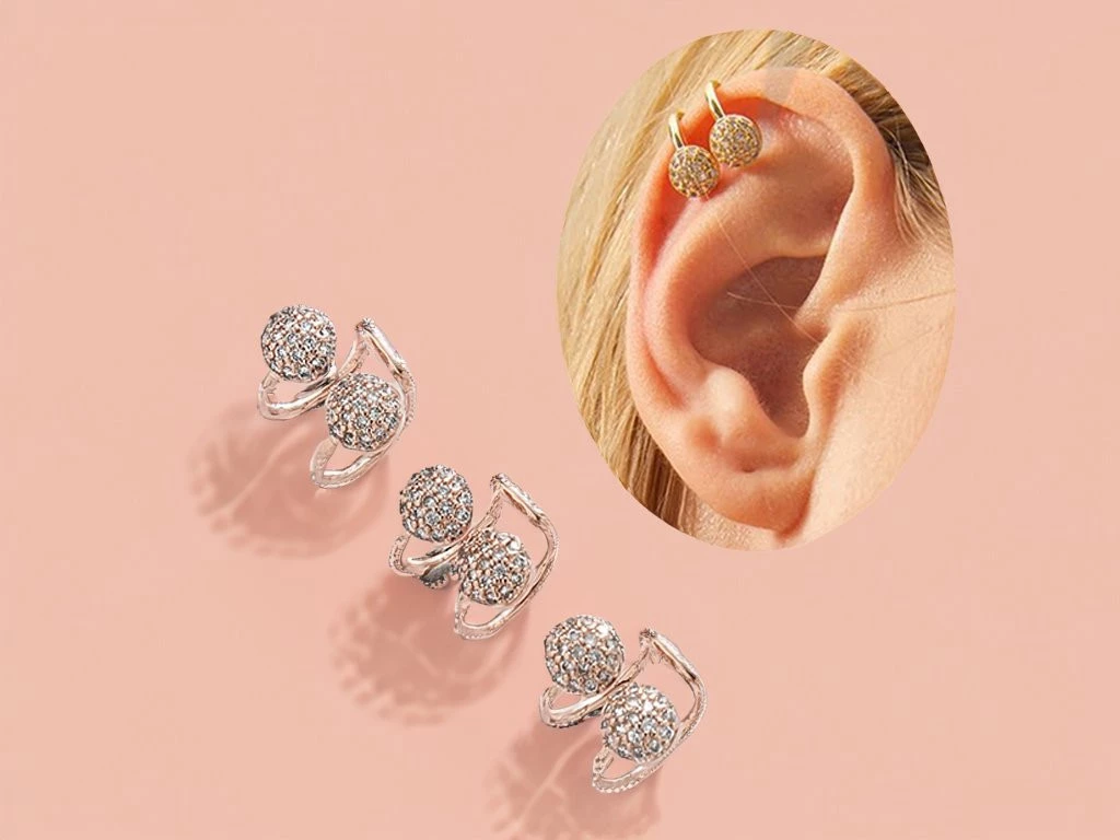 ARO BRONCE ROSE A PRESION OREJA